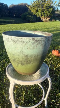 Vintage Heavy Rustic Garden Planter – $25