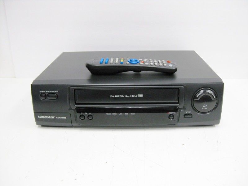 Goldstar 4 Head Video Cassette Recorder Player VHS VCR