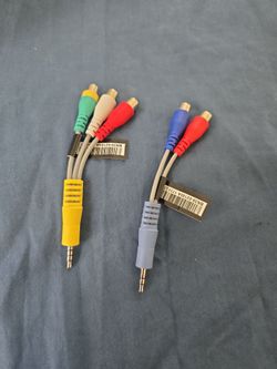Samsung BN39-02190A component cable designed to adapt a DC plug to RCA connectors for compatible televisions.