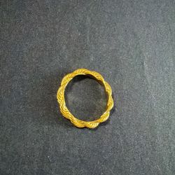 Price Drop! Size 11 Men’s Ring 18k Gold Plated 