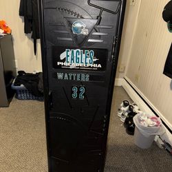 Vintage Suncast Plastic Locker Philadelphia Eagles 49" Man Cave Display Made USA