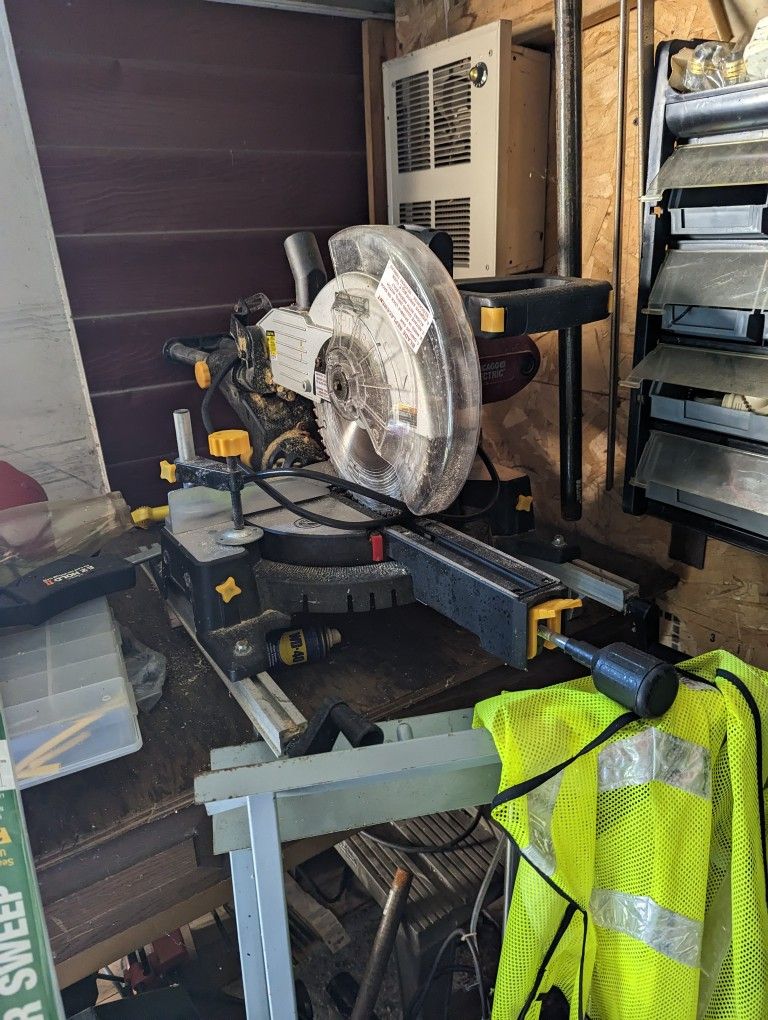 Slide Compound Miter Saw Including Stand