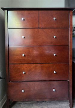 ✨ Gavetero Alto de Madera de 5 Cajones / 5-Drawer Tall Wooden Dresser ✨