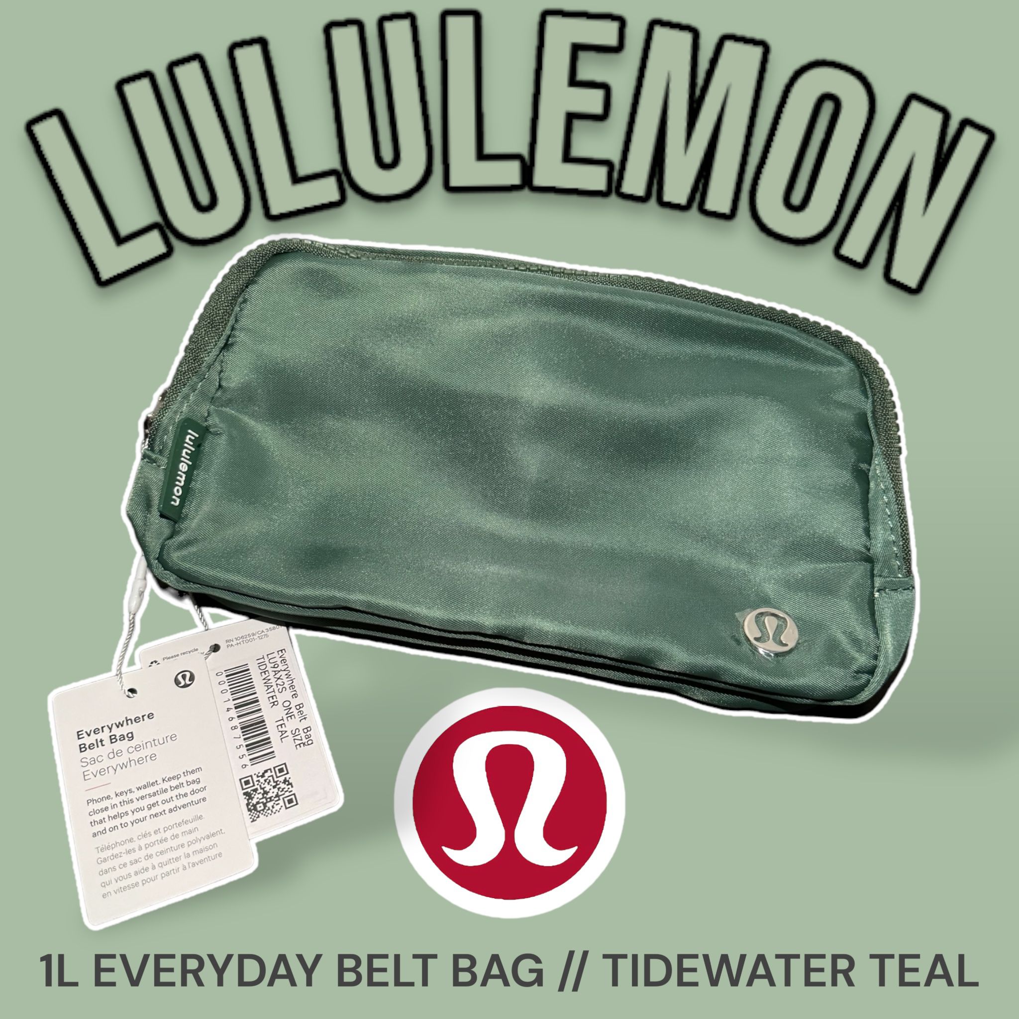 Lululemon Belt Bag Tidewater Teal Color