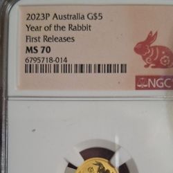 2023 P Australian Year Of The Rabbit $5 