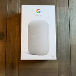 NEW Google Nest Audio (chalk) - Factory Sealed