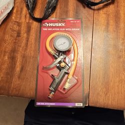 Husky Tire Inflation Gun With Gage