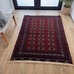 Handmade Rug 4x6 Authentic 