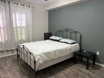Vintage queen bed frame