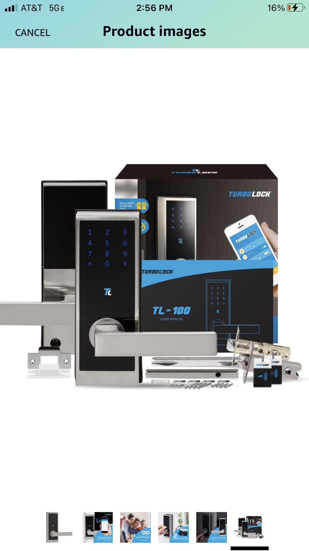 Bluetooth smart Lock TL-100 Turbolock - 2 Pack