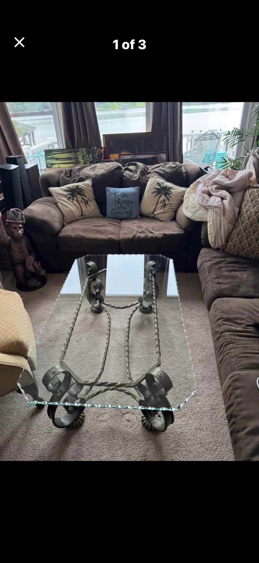Olive Green Sofa And Love Seat And Can Include Gorgeous Coffee Table