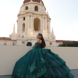 Emerald Green Quince Dress