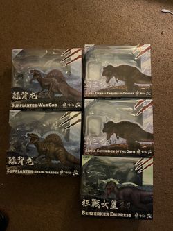 Nammu studios Jurassic park dinosaurs, trexs, indominus Rex and spinosaurs