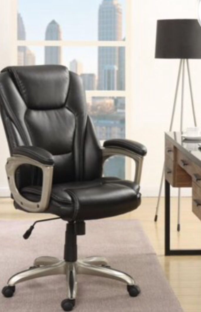 New!! Executive chair, Task chair, rolling chair, desk chair, office chair, faux leather executive chair, office furniture , black