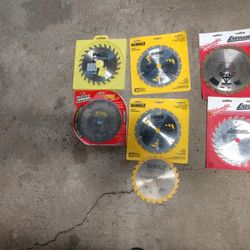 6 1/2 Inch Carbide Tip Saw Blades. $15 Each