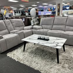 This Weekend Only Sale Ends Monday Beautiful Power Head And Foot Reclining Sofa And Loveseat Set Now Only 1399 
