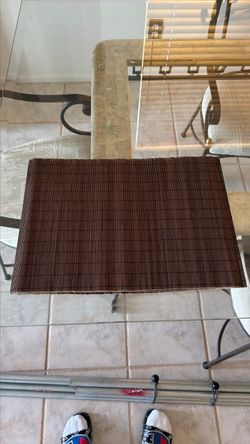 (6) Brown Bamboo Placemat Set