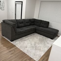 Charcoal Gray Sectional