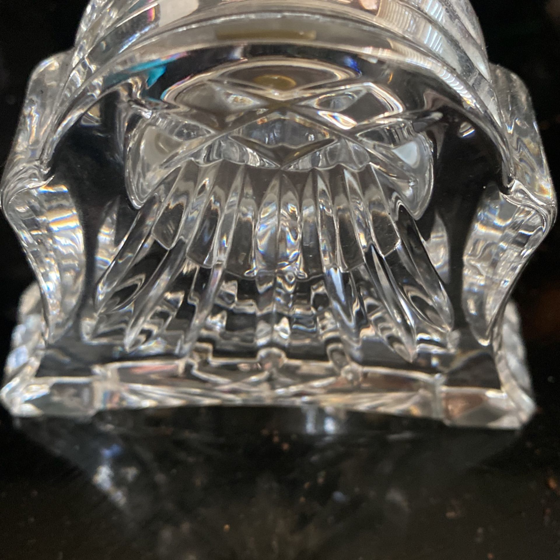 Waterford Crystal “Abby” Analog Desk Timepiece 