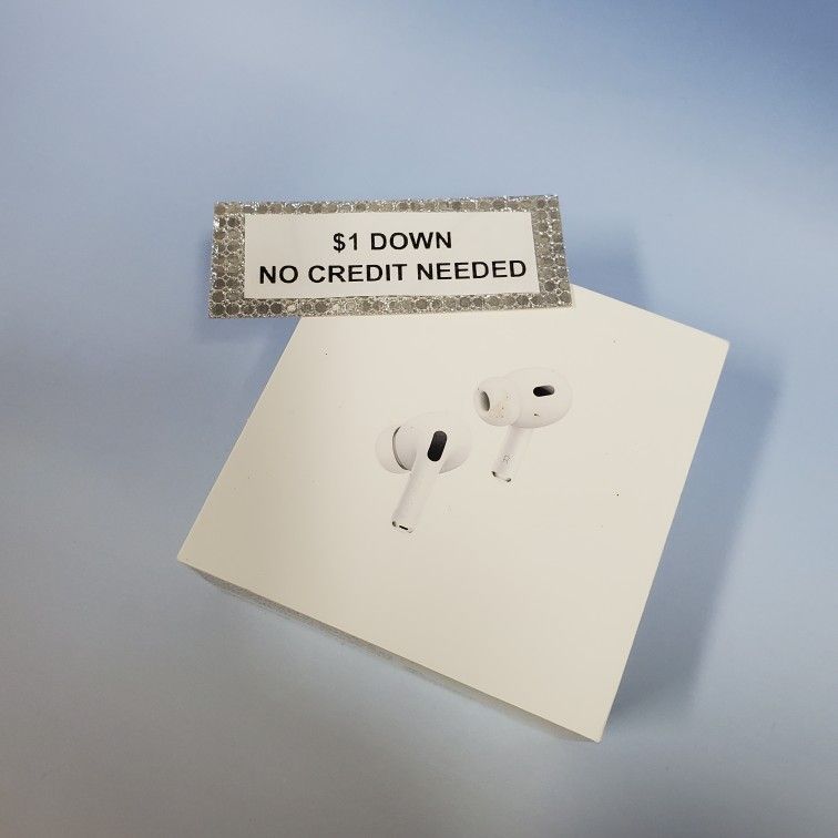 Apple AirPods Pro 2 Bluetooth Earbuds NEW - Only $1 Today Pay The Rest Later!