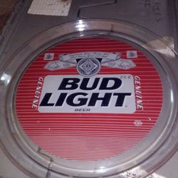 Bud Light Servings Glass Tray 
