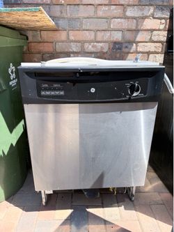 GE Dishwasher Stainless Steel Finish.
