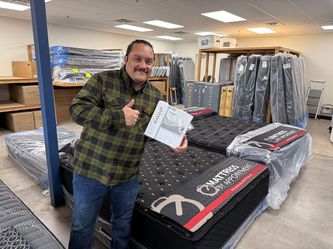 Brand New Queen Mattress Floor Models - 
Only $40 Down!