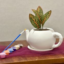 DIY Ceramic Teapot Flower Planter