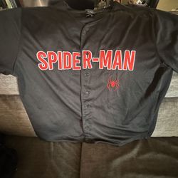 Marvel Spider-Man Miles Morales Baseball Jersey