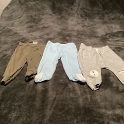 Infant Boys Pants Size 3-6months 9 Pieces 