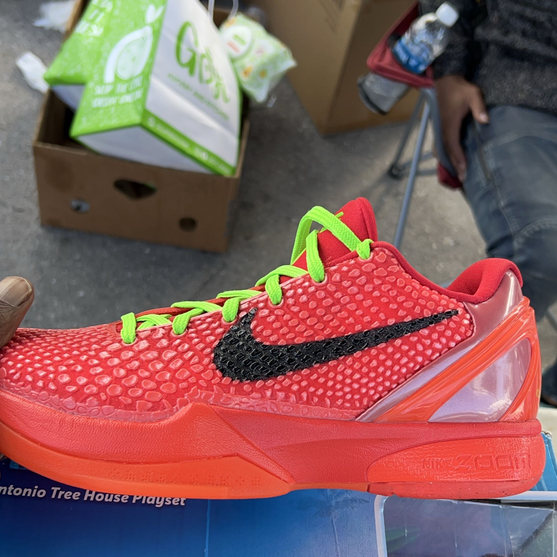 Nike Kobe 6 Red Basketball Shoes