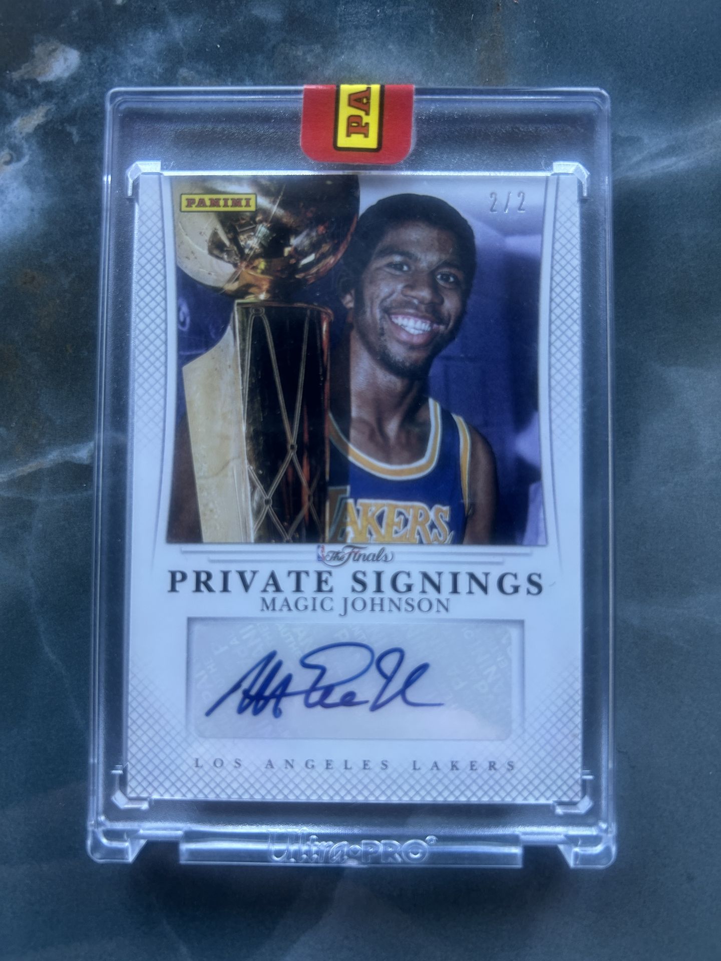 2013 Panini Private Signings Magic Johnson auto 2/2 or 1/1 for Sale in ...