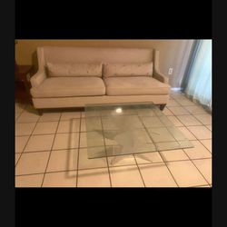 sofa sectional set with glass table! $150 delivery included! 