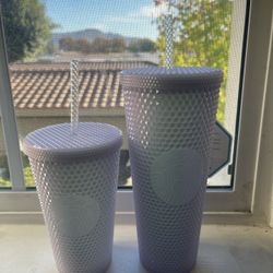 New Starbucks Cup Icy Lilac Studded Holiday 2021 Venti & Grande