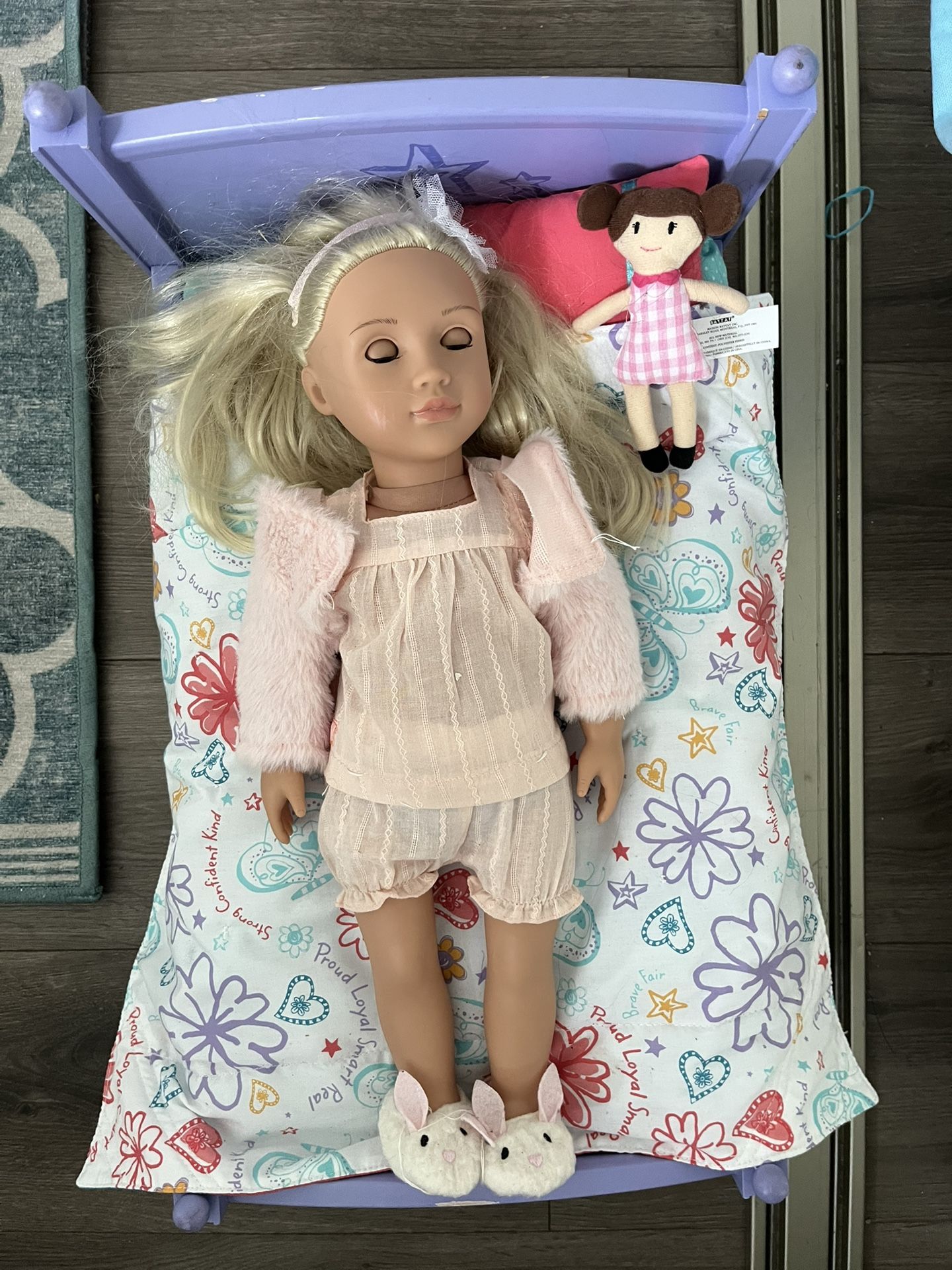 American Girl Doll And Bed