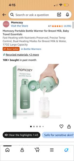 Momcozy Portable Bottle Warmer