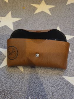 Ray-Ban Sunglasses and Leather Case