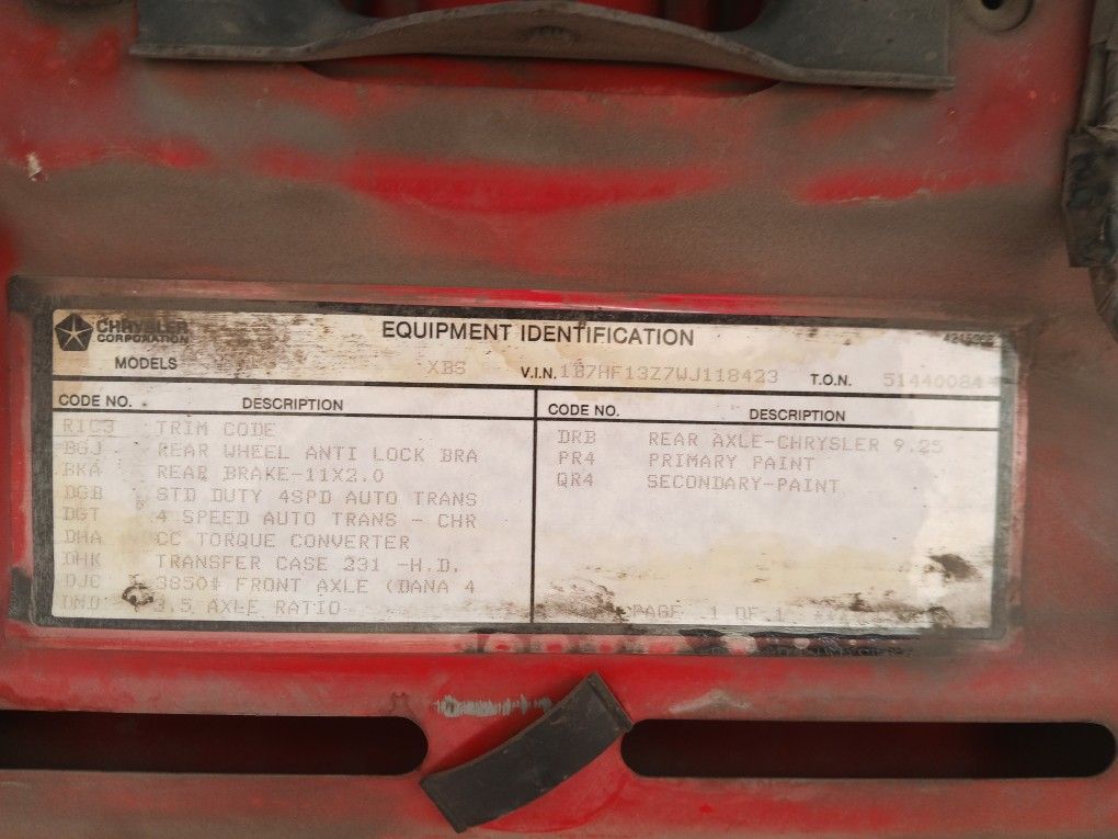 1998 Dodge Ram 1500