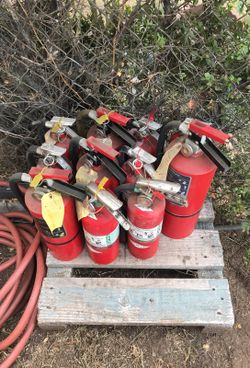 Fire extinguishers