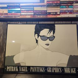 Patrick Nagel Serigraph 1983 SUNGLASSES Mirage Poster
