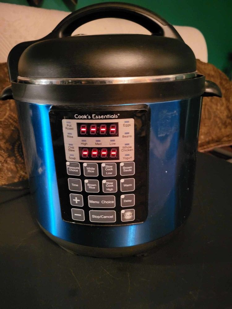 𝗖𝗼𝗼𝗸 𝗘𝘀𝘀𝗲𝗻𝘁𝗶𝗮𝗹𝘀 𝟲 𝗾𝘂𝗮𝗿𝘁 𝗮𝗹𝗹 𝗶𝗻 𝟭 𝗰𝗼𝗼𝗸𝗲𝗿 - LIKE INSTANT POT