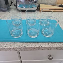 6 Highball Glasses 