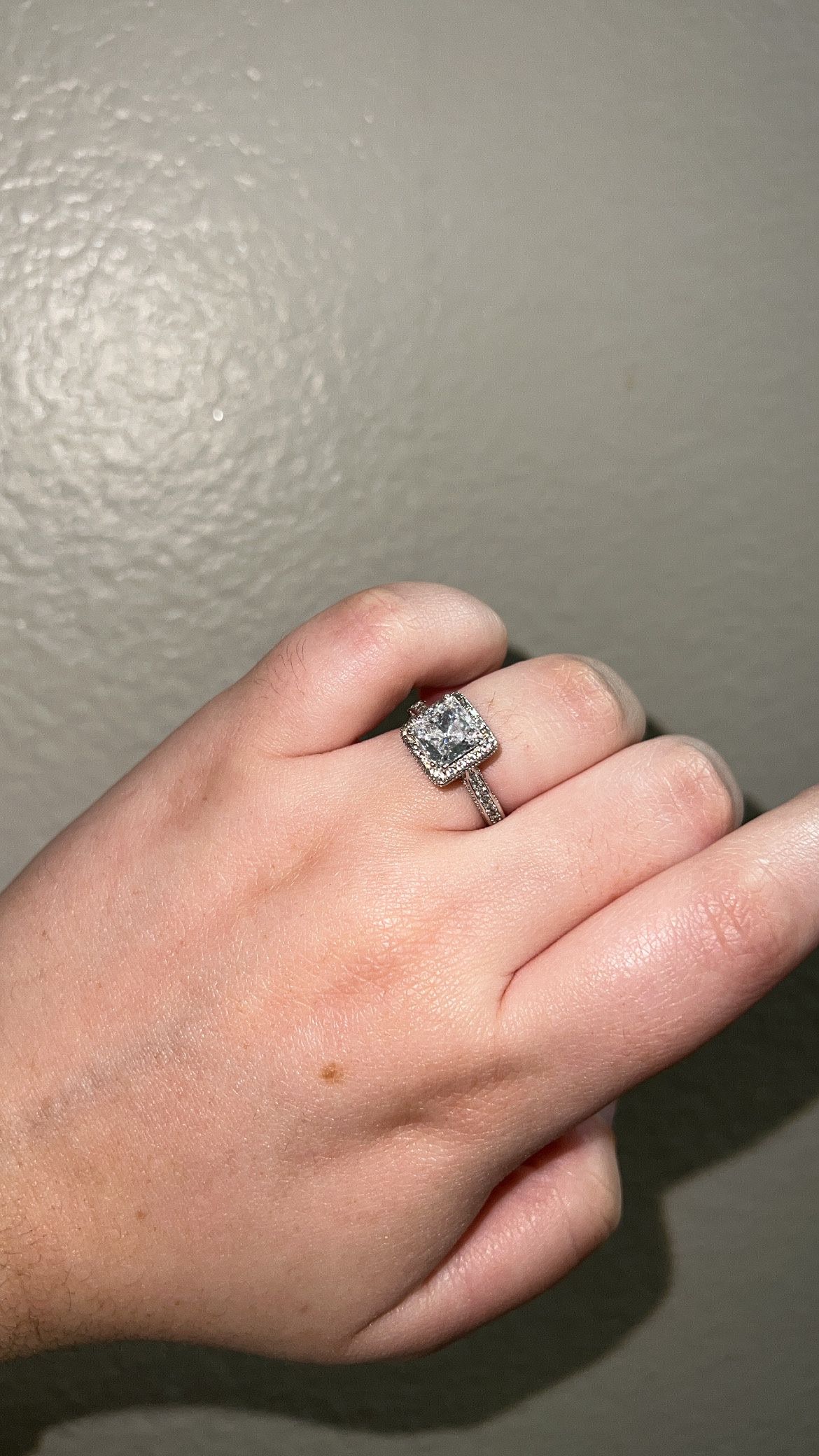 2 Carat 14k White Gold Diamond Engagement Ring