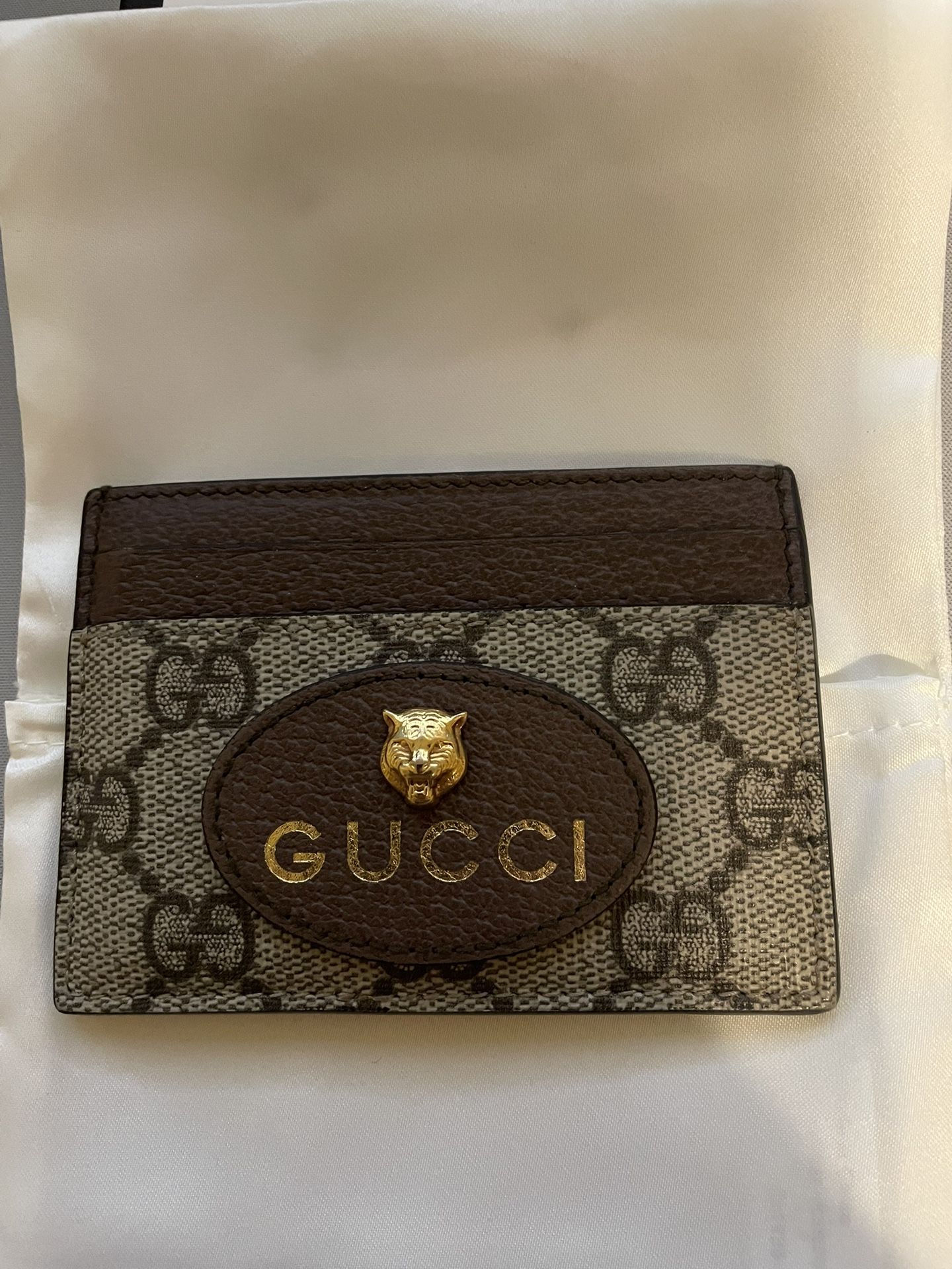GG Supreme Feline Head Cardholder