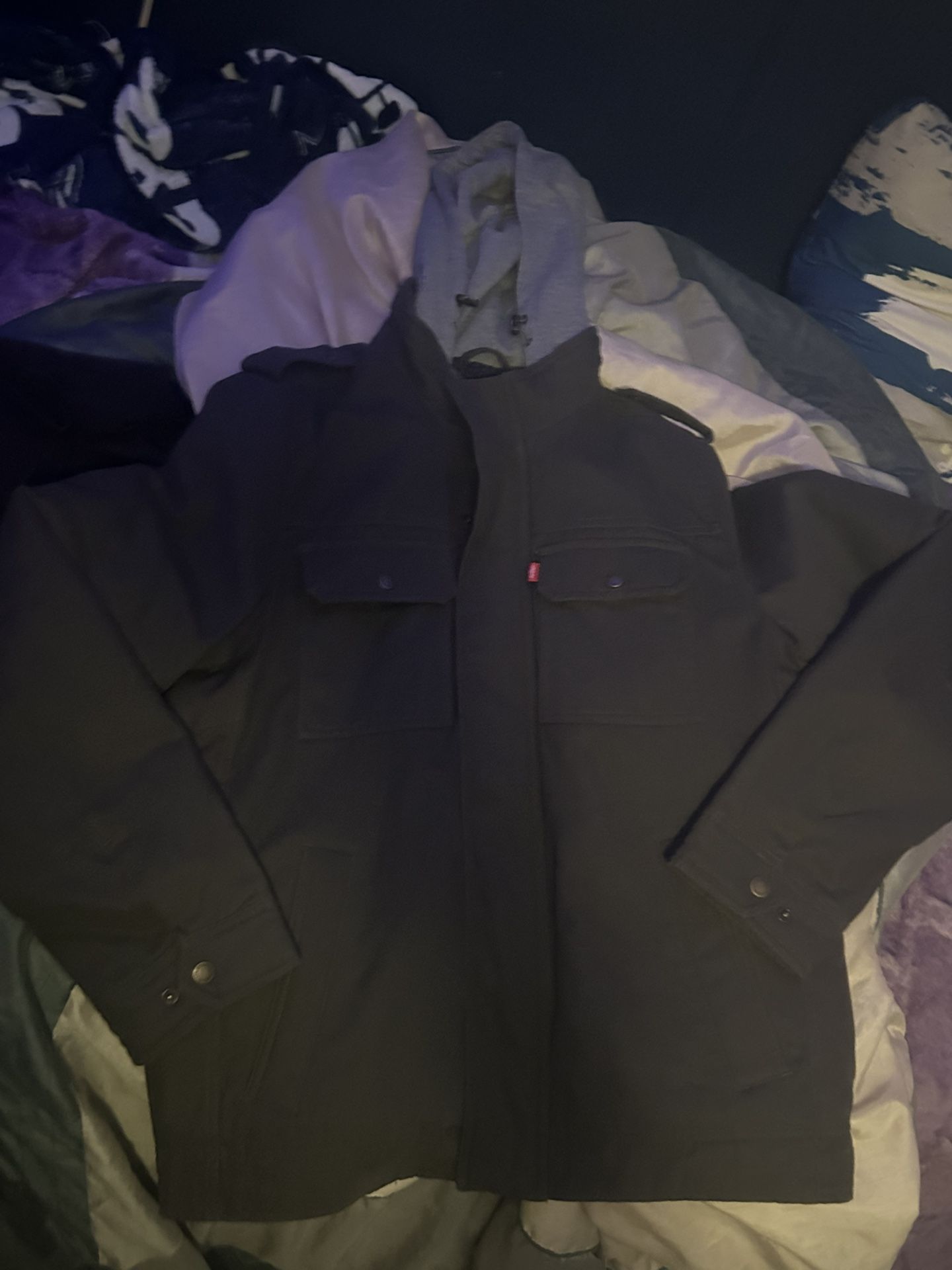 Levies Jacket Zip Up/button Up