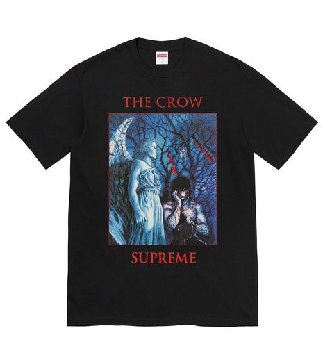 Supreme The Crow Tee Size L Black 