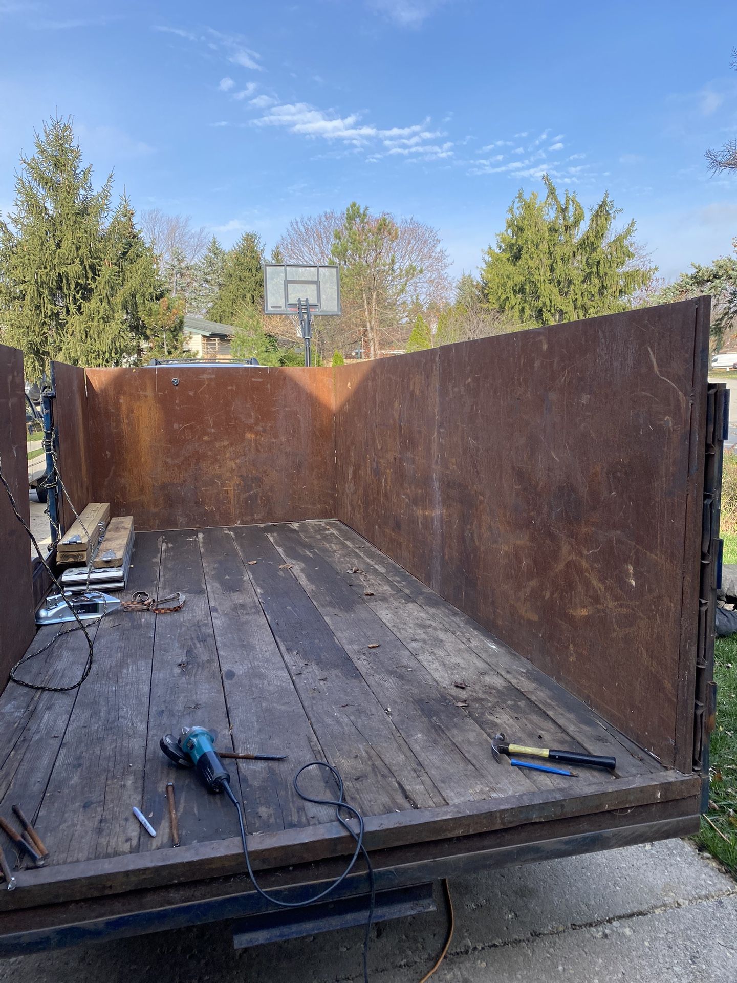 Wall Sections For Flat Trailer