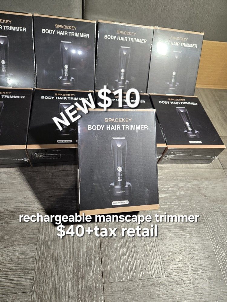 New Rechargeable Trimmer $40+tax Retail
