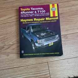 Haynes Tacoma Repair Manual 1(contact info removed)