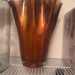 Beautiful Orange Fallish Vase 